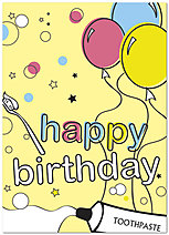 Retro Dental Birthday Card D4098D-Y